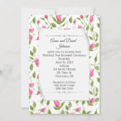 Roze Rosebud Ontwerp voor Geloofsvernieuwing Kaart (Voorkant)