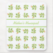   roze rosebuds Mousepad Muismat (Voorkant)