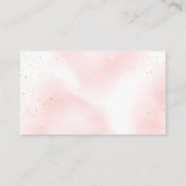 Roze roségoud We zijn over de Moon Enclosure Kaart (Achterkant)