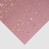 roze roségouden achtergrond en glittersterren tissuepapier (Detail)
