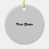 Roze Roses Beautician Keramisch Ornament (Achterkant)