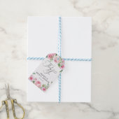 Roze Roses Blush Vrijgezellenfeest | Hartelijk dan Cadeaulabel (Met Touw)