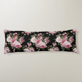 Roze Roses Bouquet Body Pillow Lichaamskussen (Achterkant)