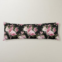 Roze Roses Bouquet Body Pillow