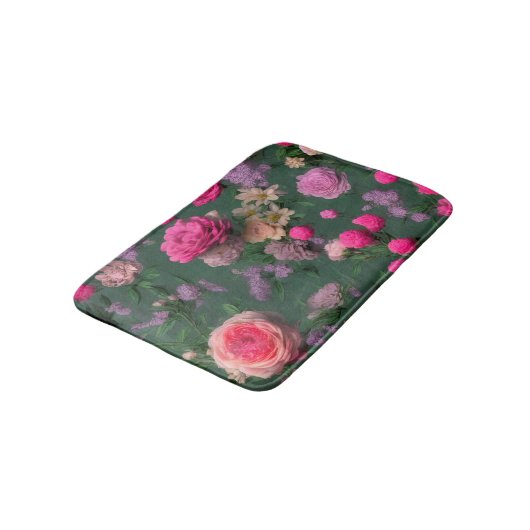  roze Roses Bouquet Floral Bath Mat (Gekanteld)