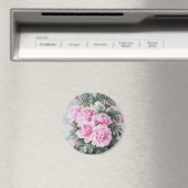  roze Roses Bouquet Magneet (Insitu (Vaatwasser))