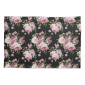 Roze Roses Bouquet Pillow Hoesje Kussensloop (Achterkant-Links)
