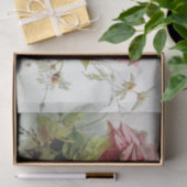  roze Roses Bouquet Tissuepapier (Geschenk)