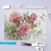  roze Roses Bouquet Tissuepapier (Craft)
