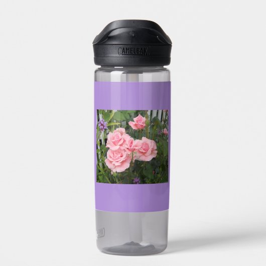 Roze Roses Camelback Waterfles (Achterkant)