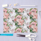 Roze Roses Collage Tissuepapier (Craft)