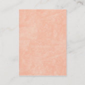 Roze Roses Design Business Profile Card Visitekaartje (Achterkant)