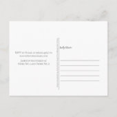 Roze Roses Eucalyptus groen Vrijgezellenfeest Briefkaart (Achterkant)