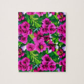 Roze Roses Floral Legpuzzel (Verticaal)