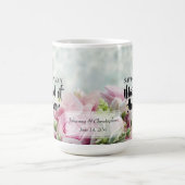 Roze Roses Floral Maid of Honor Wedding Favor Koffiemok (Center)