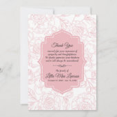 Roze Roses Funeral Memorial (Voorkant)