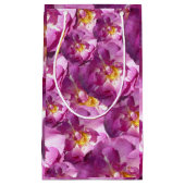 Roze Roses Gift Bag Klein Cadeauzakje (Voorkant)