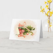 Roze Roses Gift  Card Kaart (Gele Bloem)