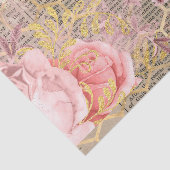  roze Roses Gold Honeycomb Tissuepapier (Detail)