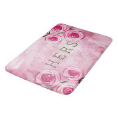Roze Roses Hers Bath Mat (Gekanteld)