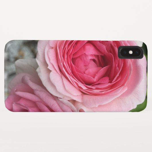 Roze Roses iPhone Case (Achterkant (horizontaal))