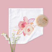 Roze Roses Lace Floral Bad Handdoek