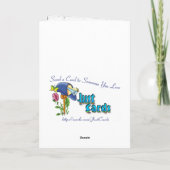 Roze Roses Moederdag Kaart (Achterkant)