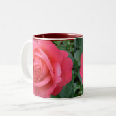 Roze Roses Mok Coffee Cup Mooie decor Roos (Voorkant links)
