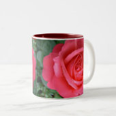 Roze Roses Mok Coffee Cup Mooie decor Roos (Voorkant rechts)