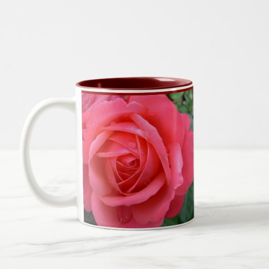 Roze Roses Mok Coffee Cup Mooie decor Roos (Links)