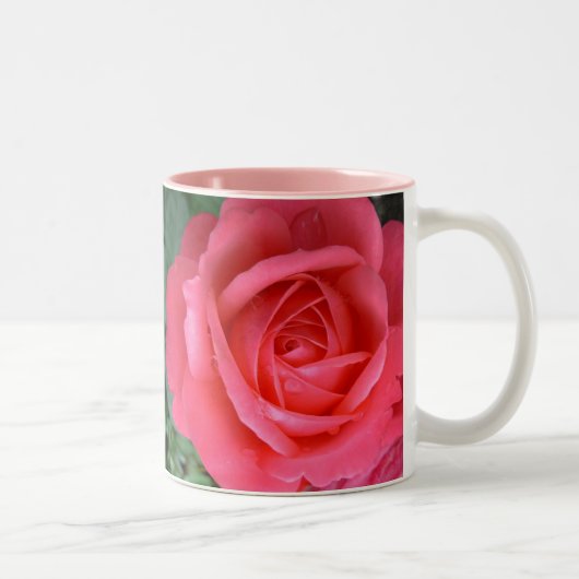 Roze Roses Mok Coffee Cup Mooie decor Roos (Rechts)