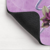 Roze Roses Monogram Y Muismat (Hoek)