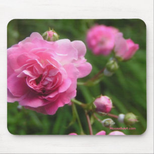 Roze Roses Mousepad Muismat