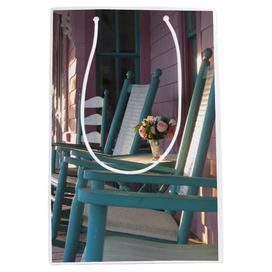 Roze Roses Sunrise - Martha's wijnwerf Medium Cadeauzakje (Voorkant)