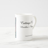 Roze Roses Sunrise - Martha's wijnwerf Porselein Kop (Voorkant rechts)