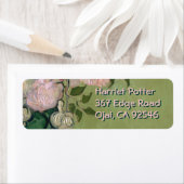 Roze Roses Van Gogh Fine Art Etiket (Insitu)