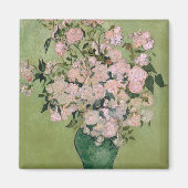 Roze Roses Van Gogh Fine Art Magneet
