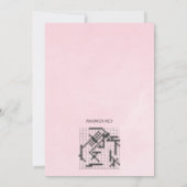 Roze Roses Vrijgezellenfeest Word Search Game Kaar Kaart (Achterkant)