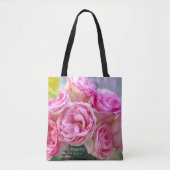 Roze RosesTote Tote Bag (Voorkant)