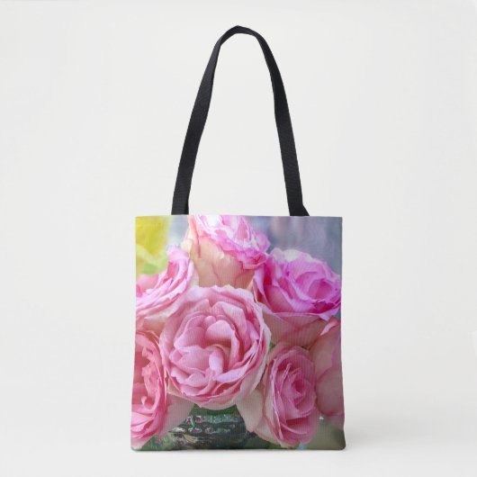 Roze RosesTote Tote Bag (Voorkant)