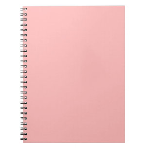 Roze Rosette Solid Color Pastel Print Notitieboek