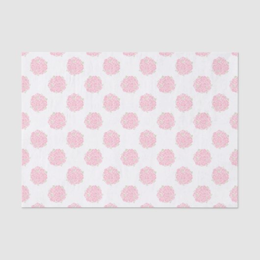 Roze rossen pocy-afbeelding tissuepapier (Voorkant)