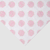 Roze rossen pocy-afbeelding tissuepapier (Detail)