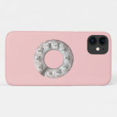Roze Rotary iPhone 11 Hoesje (Achterkant (horizontaal))