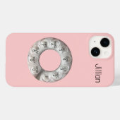 Roze  Rotary Phone Case-Mate iPhone Case (Achterkant (horizontaal))
