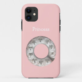 Roze roterende telefoon iPhone 11 hoesje