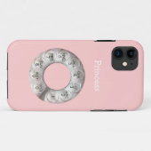 Roze roterende telefoon Case-Mate iPhone case (Achterkant (horizontaal))