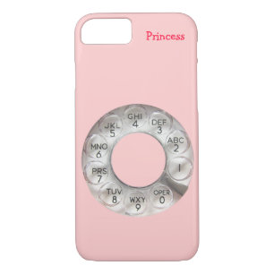 Roze Roterende Telefoon iPhone 7 Hoesje