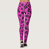 Roze rotsgiraffe leggings (Achterkant)
