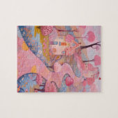 roze route legpuzzel (Horizontaal)